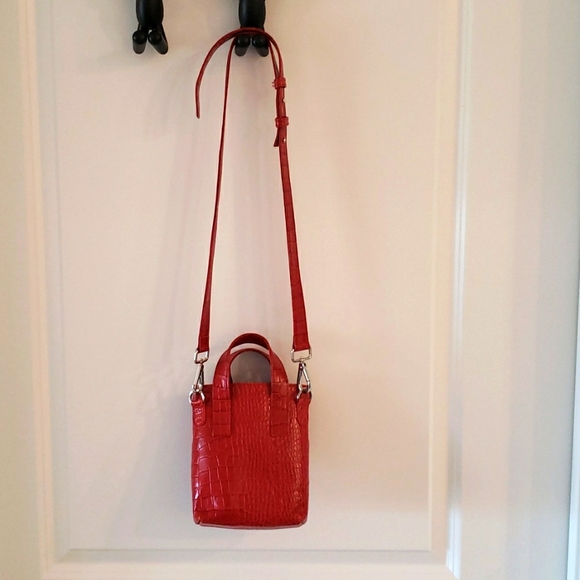 Vavvoune Sunsa Red Croco Bag - Picture 10 of 11